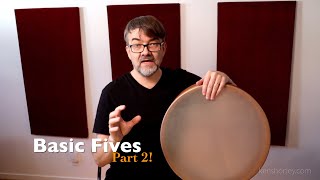 Ken Shorley  Frame Drum Lesson Basic Fives Part 2 [upl. by Eittam]