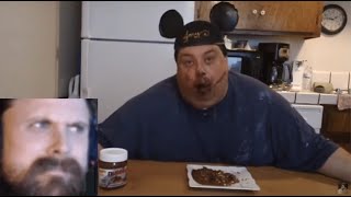 Forsen reacts to The Nutella Food ChallengequotHands Freequot  Joeys World Tour [upl. by Hamo]