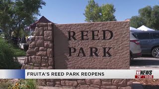 Fruitas Reed Park Reopens [upl. by Gussi]