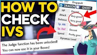 How to check your Pokemon IVs in Pokemon Sword amp Shield  Pokemon IV Guide [upl. by Christean888]