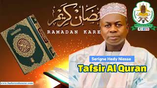 Ramadan 2024  Tafsir Oustaz Hady NIASS  Mardi 12 Mars 2024 [upl. by Gabbie]