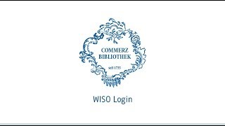 CommerzbibliothekTutorial WISO Login [upl. by Danette]