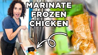 Can You Marinate Frozen Chicken  Meal Prep Hack [upl. by Goldarina145]