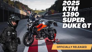 2025 KTM 1390 SUPER DUKE GT UNVEILED  BETTER THAN DUCATI MULTISTRADA V4 amp BMW S1000XR [upl. by Ahteral]