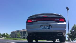 2014 Dodge Charger V6 Straight Pipe X Pipe [upl. by Mathre607]