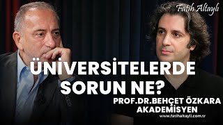 quotEn yüksek puanları aldım bütün mülakatlarda elendimquot  Prof Dr Behçet Özkara amp Fatih Altaylı [upl. by Nivar725]