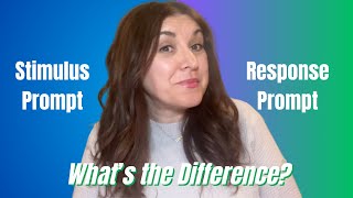 Dana Dos Whats the difference between stimulus and reponse prompts [upl. by Hyo137]