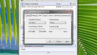 Convertir un fichier audio avec Free mp3 wwma Converter [upl. by Nolak]