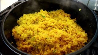 Jamaican Spicy Curry Rice Recipe  Recipes By Chef Ricardo [upl. by Sibyls608]