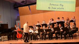 Johnson Rag by Dave Wolpe  TCHS Jazz Band  Marshall U Winter Jazz Festival 2024 [upl. by Ludie]