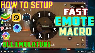 Free Fire Super Fast Emote Macro For All Emulators [upl. by Abdu]