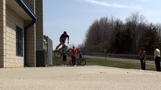 Teacher Freaks Out at BMX Hop Tailwhip [upl. by Esened]