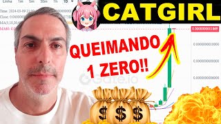 CATGIRL COIN HOJE ATENÇÃO BIG PUMP QUEIMANDO 1 ZERO MOVIMENTAÇÃO DE FORTE ALTA [upl. by Erastes]