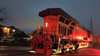 BNSF Northbound Affton Missouri 26 May 2024 CP Heritage [upl. by Naillimxam]