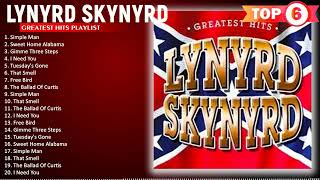 Lynyrd Skynyrd Greatest Hits 🍃 Gimme Three Steps The Ballad Of Curtis Loew Simple Man 809 [upl. by Von219]