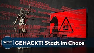 KOMPLETTE STADTVERWERWALTUNG DOWN Hacker legen Stadt Witten lahm [upl. by Cardon]