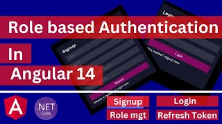 Angular login with jwt  Angular Role based authorization [upl. by Maggee]