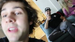 Josh Peck segments from David Dobriks Vlog HIS FIRST TIME DRIVING [upl. by Calle228]