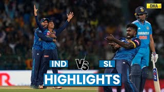 India Vs Sri Lanka Highlights 3rd ODI SL Beat IND By 110 Runs SL Won The Series By 20 [upl. by Alberik773]