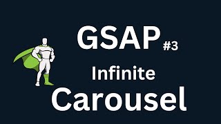 Mastering Animations with GSAP Part 3 Infinite Carousel gsap gsapanimation javascript carousel [upl. by Irotal]