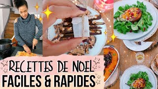 3 RECETTES A FAIRE POUR NOËL  🎄🌟 Faciles GOURMANDES et SAINES [upl. by Giardap856]