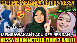 PERTAMA KALI DENGAR❗❗GERIMIS MELANDA HATI BY RESSA FT HATTA HANS  🇲🇾 REACTION [upl. by Chimene]