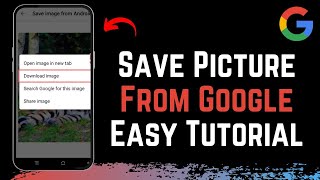 How to Save a Picture from Google [upl. by Nyrtak]