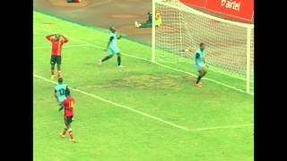 Uganda Cranes wins its AFCON first qualifier against Angola with a 20 goal difference [upl. by Ahsiemal]