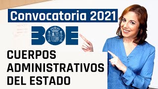 Oposiciones Auxiliar Administrativo del Estado y Administrativo Convocatoria 2021 [upl. by Munster]