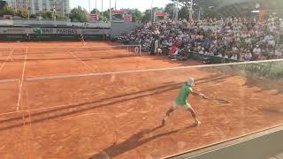 MUSETTI VS YMER  COURT LEVEL VIEW  FIRST ROUND  SET 1  ROLAND GARROS 2023 [upl. by Inavoj]