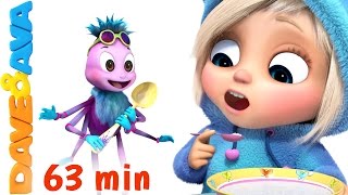 ☀️️ Little Miss Muffet  Nursery Rhymes Collection  Finger Family Songs from Dave and Ava ☀️️ [upl. by Steddman]