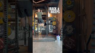 Gym Training  Back amp Biceps fitness gym gymworkout [upl. by Howlan]