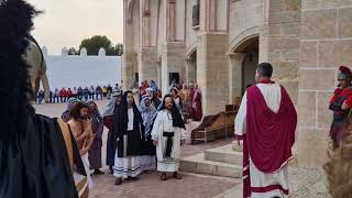 Setmana Santa 2024 La Passió de Borriol a lermita de Vinaròs 2 Vinaròs News 23324 [upl. by Lledrev]