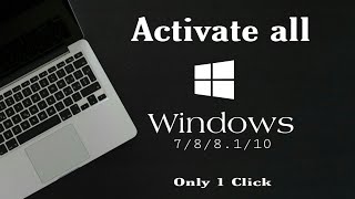 Windows Activate Permanently 108817 all version । Notepad tricks। Without product key। [upl. by Jilli]