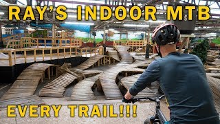 Full Tour of Rays Indoor MTB Park Cleveland Ohio [upl. by Aicenaj]