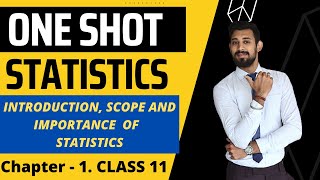 Meaning Scope and Importance of Statistics  Chapter 1  Introduction  Class 11  One Shot [upl. by Free]