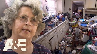 Hoarders Tempers RAGE When Hoarder is Confronted With Reality  AampE [upl. by Mungo]