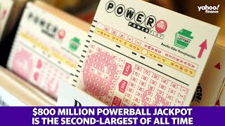 The Powerball jackpot is now 800 million [upl. by Westbrooke]