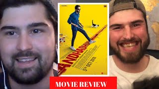 ANDHADHUN MOVIE REVIEW By Zack amp Jesse [upl. by Adnirual555]