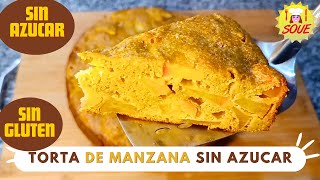 🍎​🥧​ Torta de Manzana Sin azúcar y Sin gluten La más deliciosa y saludable 😋 [upl. by Jorie328]