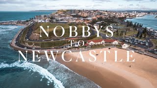 Nobbys to Newcastle Beach Australia  4K POV WALK [upl. by Aihseken]