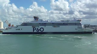 DFDS  Cote des Dunes  Dover to Calais [upl. by Dinnie329]