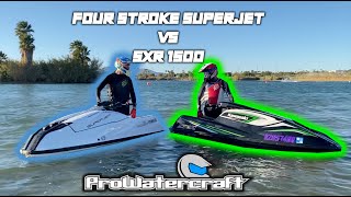 Yamaha Fourstroke SuperJet vs Kawasaki SXR 1500 [upl. by O'Donoghue]