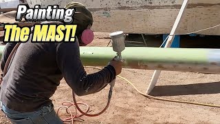 EP 24 Insane DIY Sailing Trimaran Redesign It’s Painting Time “Building our modern Loft” [upl. by Errol]