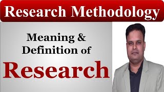 research definition  research methodology  research aptitude ugc net research methodology lecture [upl. by Nueoras]