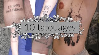 La signification de mes tatouages prix douleur [upl. by Ydnolem]