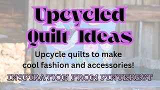 Upcycled quilts [upl. by Inalej]