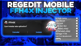 ATUALIZADO 😱FFH4X MOD MENU INJECTOR PARA A NOVA ATUALIZAÇÃO NO FREE FIRE ANTI BAN GRÁTIS 😱 [upl. by Hgielrebmik]