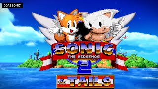 White Sonic The Hedgehog 2  ✪ Sonic Hack Longplay [upl. by Lambertson664]