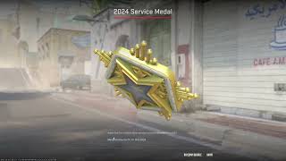 Counter Strike 2 2024 Service Medal Hizmet madalyası [upl. by Iblok]